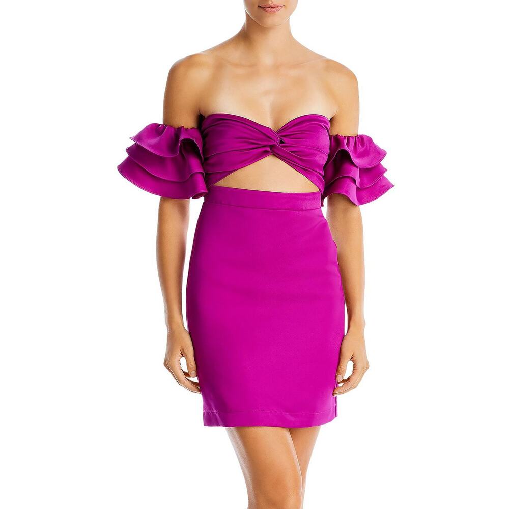 Yaura Fiyin Ruffle Mini Dress Size‎ XXL